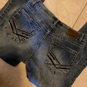 BKE Buckle Alec Straight Leg Denim Jeans sz 31 Long